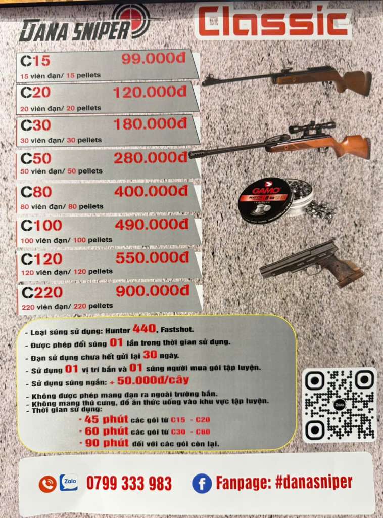 Thay đổi bảng giá