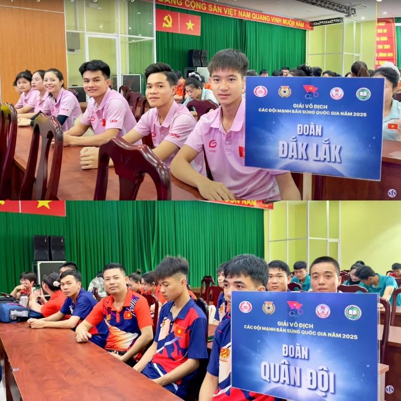 vđv giải vô địch bắn súng