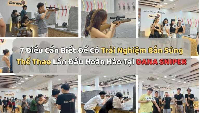 trải nghiệm bắn súng thể thao lần đầu